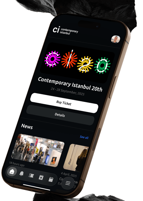 iPhone mockup showing the CI App